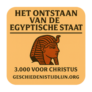 Langs de Nijl ontstaat een gecentraliseerd rijk met farao’s, religie en monumentale architectuur.