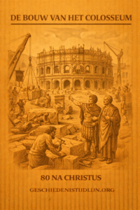 Bouw van het Colosseum romeinse rijk Rome