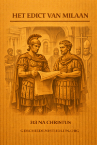 Edict van Milaan Christendom Constantijn Keizer Romeinse Rijk Constantinopel