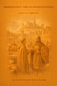 Middeleeuwen tijd van steden en staten 1000 na christus historie lang geleden. Tijdlijn van de geschiedenis.