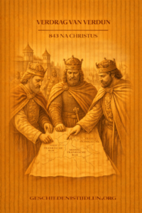 Verdrag van Verdun Tijdlijn van de geschiedenis Karel de Grote verdeelt het Frankische Rijk