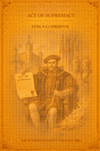 Henry VIII Cromwell Act of supremacy Boleyn Anglicaanse kerk