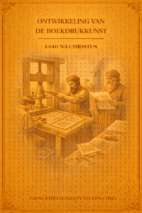 Ontwikkeling boekdrukkunst Gutenberg Plantin Moretus kennisverspreiding geschiedenis tijdlijn
